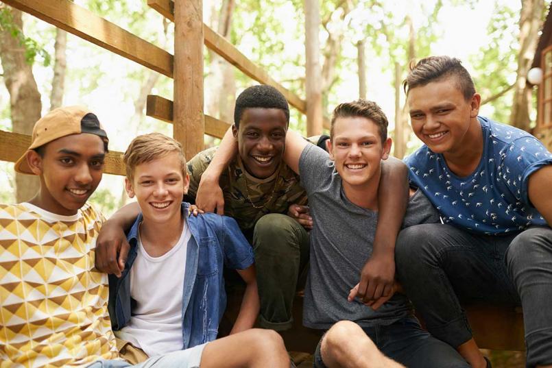 Group of Boy Teenagers